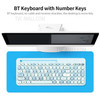 MOFII Intelligent Power Saving Wireless BT Keyboard Multi-device Switching Shortcut Keys - Black