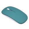 2.4G+BT3.0 Wireless Dual-mode Mouse 3 Level Adjustable DPI Mute Office Mouse with Built-in Rechargeable Battery - Dark Green