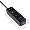 ORICO Super Speed 4-Port USB 3.0 HUB with 8-inch USB 3.0 Cable (W5PH4-U3)