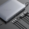 BASEUS Enjoyment Series HUB Adapter 10-in-1 (PD/HDMIx2/VGA/RJ45/SD/TF/USBx3) Multifunction USB3.0 Type-C Notebook Docking Station - Dark Grey