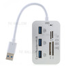 7-in-1 USB to 3-Port USB 3.0 Hub MS/SD/M2/TF/ Card Reader