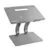 Aluminum Laptop Stand Height Anlge Adjustable Tablets Notebook Cooling Holder For MacBook Air Pro 11-17 inch(Grey)