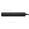 GT-129 Type-C to 3.5mm Audio Port & Three USB Ports USB-C HUB Adapter with OTG Function for Laptop Macbook