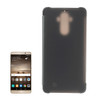 For Huawei  Mate 9 Transparent Horizontal Flip Leather Case with Sleep / Wake-up Function(Black)