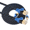 Fiber Network Cord Double Shielding CAT7E Ethernet Internet Network Patch NAS Flat Cable