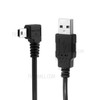 CY U2-057-LE Mini USB B Type 5pin Male Left Angled 90 Degree to USB 2.0 Male Data Cable (5M)