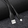 USAMS US-SJ365 U35 Micro Interface Date Sync Charging Cable 1M - Black