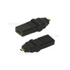 Micro HDMI Male to HDMI Female 90 180 Degree Swiveling Right Angled Adapter