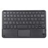 Wireless BT 3.0 Keyboard 59 Keys Ultra-slim Mini BT Keyboard with Touch Pad Support Android Windows iOS System for Laptop Phone Tablet Black