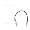3.5mm to 6.5mm Audio Cable Male to Male Connection Cable Cord for Phone Laptop - 0.3m/Black