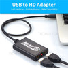 USB to HD Adapter 1080P HD Multiple Displays Sync Output Audio Video 3.5mm Cable