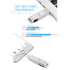 IDISKK MFI Certificated 128G 2-in-1 USB 3.0 + Lightning Flash Driver Metal Rotating U Disk for iPhone iPad MacBook Computer