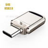 EAGET CU20 USB 3.0 + Type C 3.1 2 in 1 Flash Drive Memory Stick U Disk - 64GB