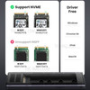 UGREEN M.2 NVMe Case Enclosure USB 3.1 Type-C Gen2 PCIe M2 SSD Caddy Case External Hard Drive