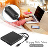 USB Floppy Drive 3.5 Inch External Device Portable 1.44MB FDD Plug and Play for PC Windows