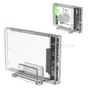 ORICO 2159C3 Transparent Series 2.5 inch 10Gbps Hard Drive Enclosure with Stand for 2.5inch HDD