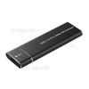 USB3.1 Type-C to M.2 M Key NVMe SSD 10Gbps High Speed Enclosure Hard Drive Disk - Black