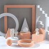 7.6*6cm Cylinder Desktop Photography Prop Geometric Shape Shooting Background Ornament - Nude