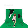 Photo Video Studio 3*6m Green Backdrop Background Screen with 4 Clamps and 3m Telescopic Stand Photography Kit