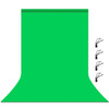 PULUZ PU5209 1x2m 120g Thicken Background for Photo Studio Green Screen Chroma Key Photography Backdrop - Green