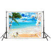 Summer Seascape Beach Dreamlike Haloes 3D Photo Video Photography Background - Style 9