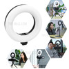 VIJIM VL64 Mini Selfie LED Ring Light 3 Lighting Modes 3200K-5600K with Cold Shoe Mount for Vlog Live