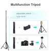 S26 Live Broadcast 10inch LED Selfie Ring Light + Tripod with Remote Shutter Phone Holder Set