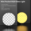 VIJIM VL69 Circular LED Video Light with Soft Case RGB Color Filters 2500-6500K Camera Fill Lamp for Youtube Vlog Lighting Kit