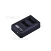 LCD Display Dual-Channel USB Charger for Fuji NP-45/Kodak K7006/Casio NP-80, etc Battery