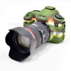 Soft Silicone Camera Protective Cover for Canon EOS 6D DSLR Camera - Camouflage