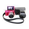 PU Leather Protective Camera Case Bag for Sony NEX-F3 18-55mm - Black