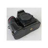 Genuine Cowhide Leather Half Protective Case for Nikon D7500 Digital SLR Camera - Black