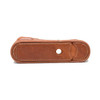 For Leica Q Detachable Textures Leather Camera Bottom Case Protective Half Body Cover Holder - Brown