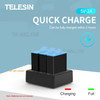 TELESIN GP-BCG-902 Camera Battery Charger Replacement for GoPro HERO 9 Camera