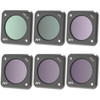 JUNESTAR JSR-1339-19 for DJI Action 2 Camera Lens Filter Kit Including CPL ND4 ND8 ND16 ND32 MRC-UV