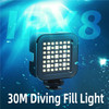 TELESIN TE-BGD-004 30m RGB Diving Fill Light Portable Mini Video Light with 7 Lighting Mode for Indoor Shooting Live-Streaming