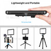 128B LED Video Light 12W Dimmable Panel Light Photo Studio Live Photography Fill Light 3300-5600K with Remote Control