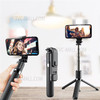 Selfie Stick 33-inch  Aluminum Alloy Selfie Stick Phone Tripod with Remote Shutter for iPhone Android Phone, Portable, Lightweight