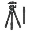 ULANZI MT-20 71.4cm/28.1in Photography Tripod Carbon Fiber Stand with 360-degree Panoramic Ballhead Arca-Swiss QR Plate Cold Shoe, Max Load 3KG