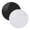 30X30cm Round Acrylic Sheet Reflection Board Photography Background Boards for Product Jewelry Watches Still Life Photography - Black/White/2PCS