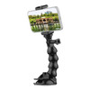 16cm/6.3in Flexible Suction Cup Mount Windshield Phone Stand 360-Degree Rotating Phone Holder with 1/4 Inch Screw Connector for Smartphones Action Cameras