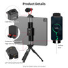 ULANZI ST-29 Universal Tripod Mount Phone/Tablet Holder Clamp with Cold Shoe Interface