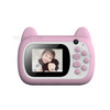 C10 24MP HD Dual Camera Kid Instant Print Camera 2.4 Inch Screen Children Cartoon Camera Toy - Pink