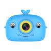 X12 2.0inch Display 20MP Dual Lens Children Cartoon Camera Digital Camcorder Toy - Blue