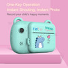 A7-B Children Instant Print Camera Kids Digital Video Recorder Toy Support TF Card OTG Adapter - Blue