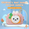 A3+ 20MP 1080P Video Camcorder Kids Digital Camera 2.0 Inches IPS Screen Dual Camera Children Anti-Drop Toy - Pink