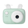 A2 2.4 Inch IPS Screen Macaron Cute Camera 4000W Dual Lens 1080P Mini Camera with 16G Memory Card for Children - Green