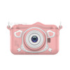 A16 3.5inch IPS Screen Children HD Video Mini Digital Camera Cute Kids Toy Birthday Gift - Style A/Pink