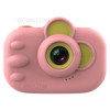 ET02 Cartoon 2.0 inch Screen Children Camera Rechargeable HD Wide Angle Digital Camera Camcorder Kids Gift - Pink