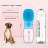 Dog Water Bottle Pet Travel Water Bottle Cup Outdoor Feeder Drinking Bowl - Blue